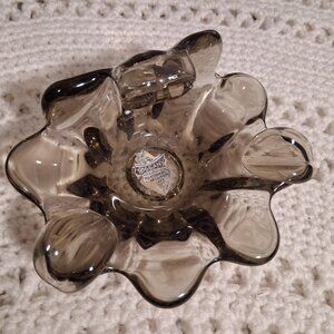 VINTAGE 6INCH MURANO GREEN BOWL